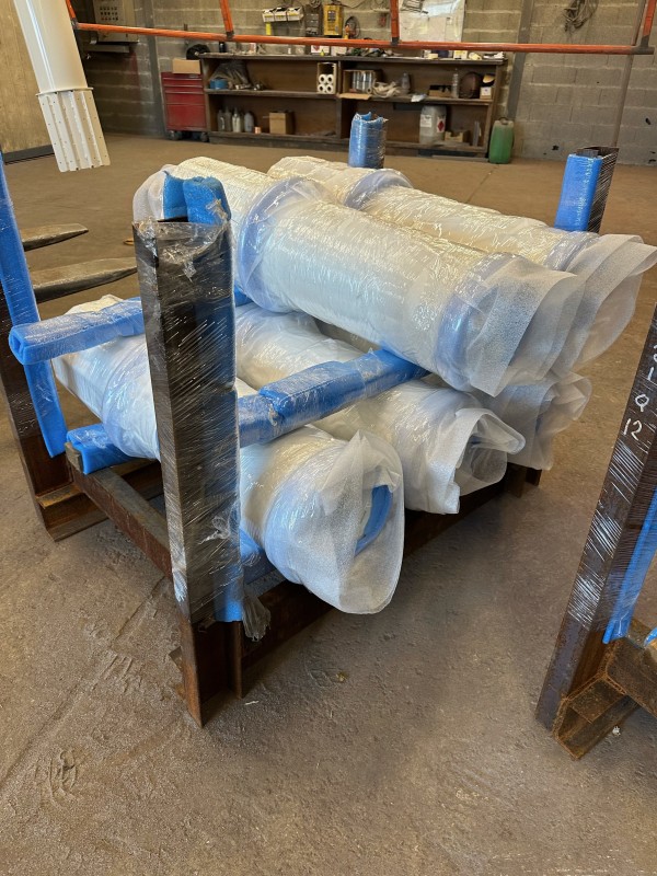 thermolaquage et métallisation de bornes escamotables pour un client de Roquemaure