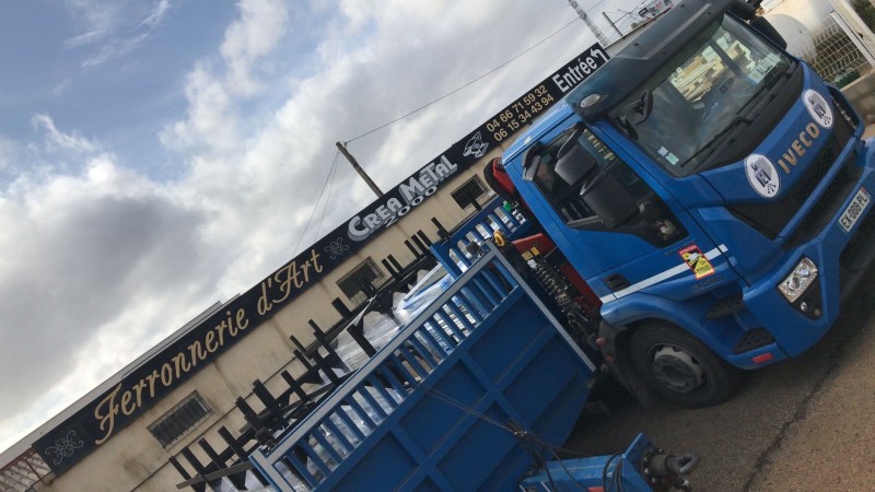 thermo laquage d ouvrages acier en RAL 9005 satin industriel