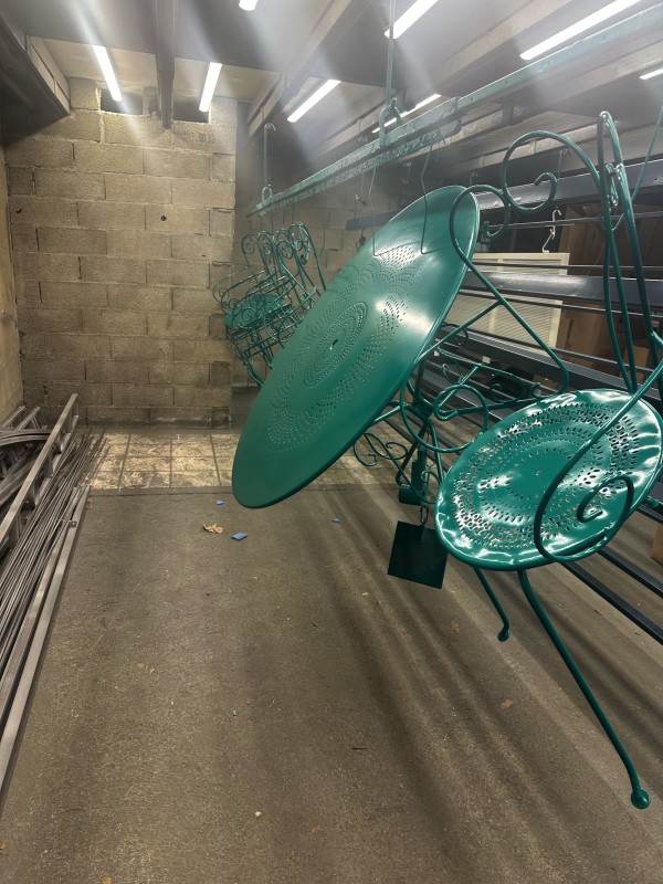 salon de jardin ral 6026 satin 