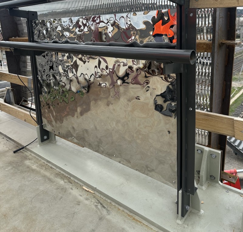 garde corp acier traitement métallisation C5M bord de mer 