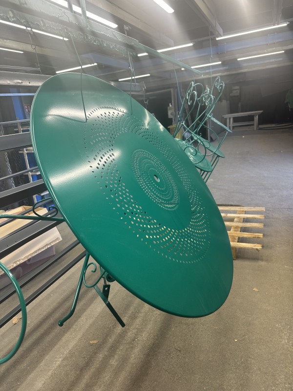 salon de jardin ral 6026 satin 