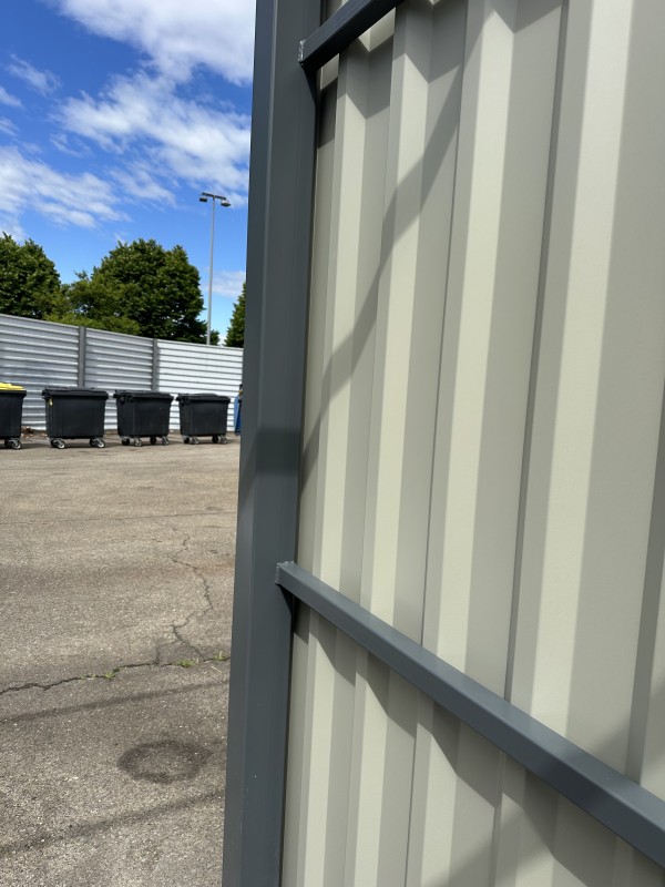 fabrication et thermolaquage d une structure abris à tracteur pour un client du Gard 30