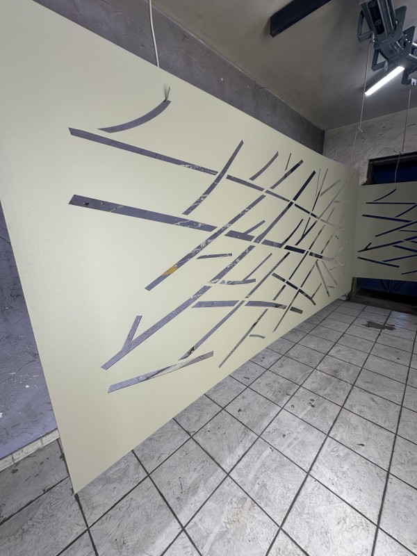 thermolaquage de tôle acier en Ral 7003 ft pour notre client du 13 bouche du Rhône 