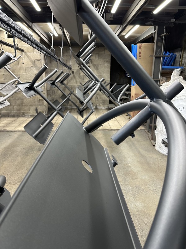 thermolaquage ral noir 2100 sablé