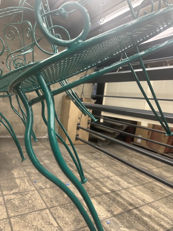 salon de jardin ral 6026 satin 