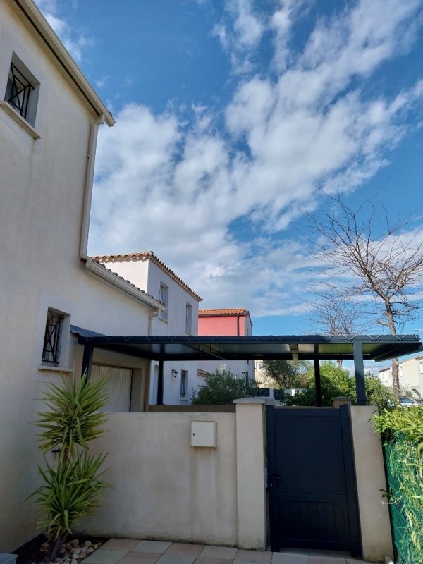 carport Aigues mortes ral 7016 ft