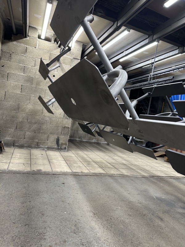 grenaillage pour accroche au thermolaquage 