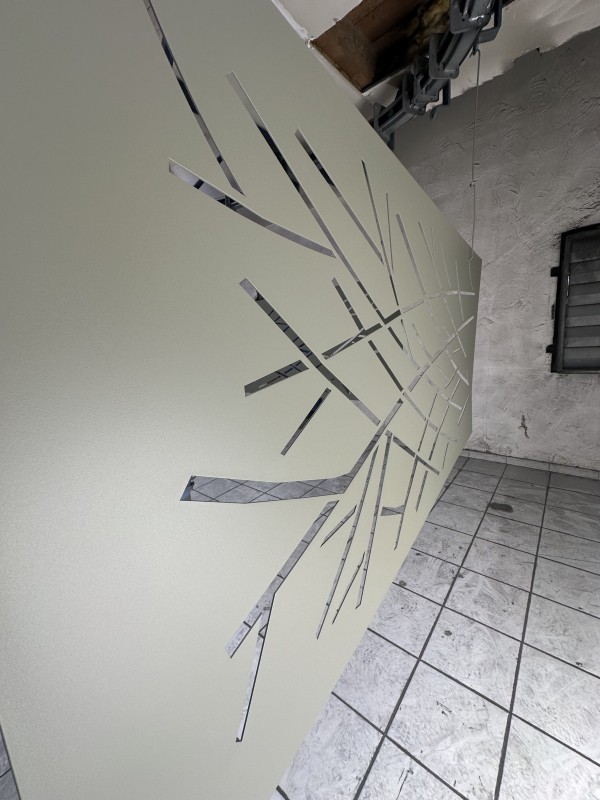 thermolaquage de tôle acier en Ral 7003 ft pour notre client du 13 bouche du Rhône 