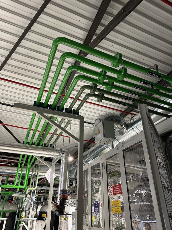 thermolaquage de conduite haut pression pour une machine outil .